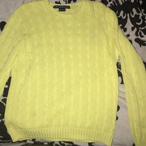 Ralph Lauren Sport lime green sweater size medium